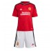 Günstige Manchester United Antony #21 Babykleidung Heim Fussballtrikot Kinder 2023-24 Kurzarm (+ kurze hosen)